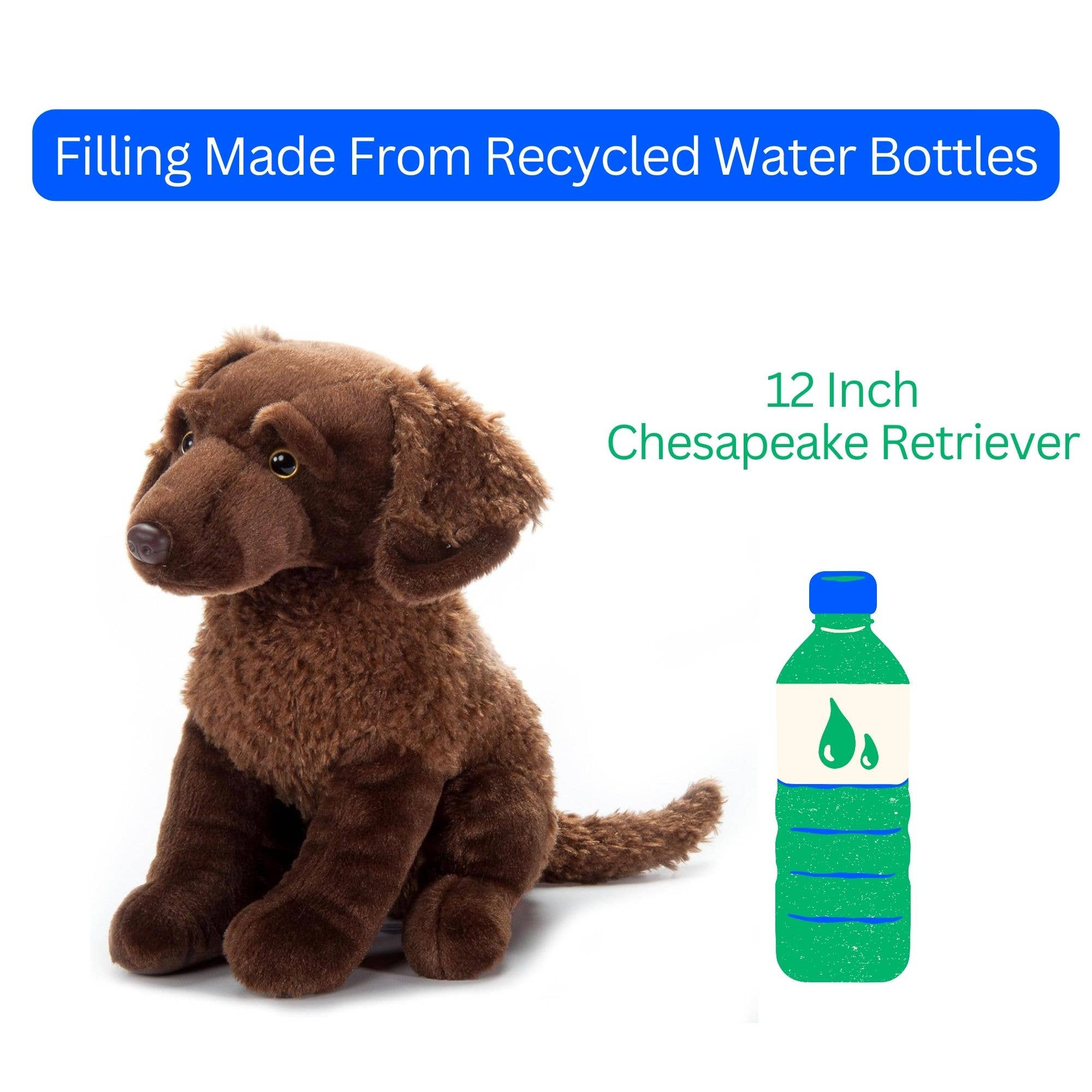 The Petting Zoo – Peluche - Crianças e bebés por atacado – Cão de Peluche Chesapeake Retriever Cachorro 12" (27cm)2