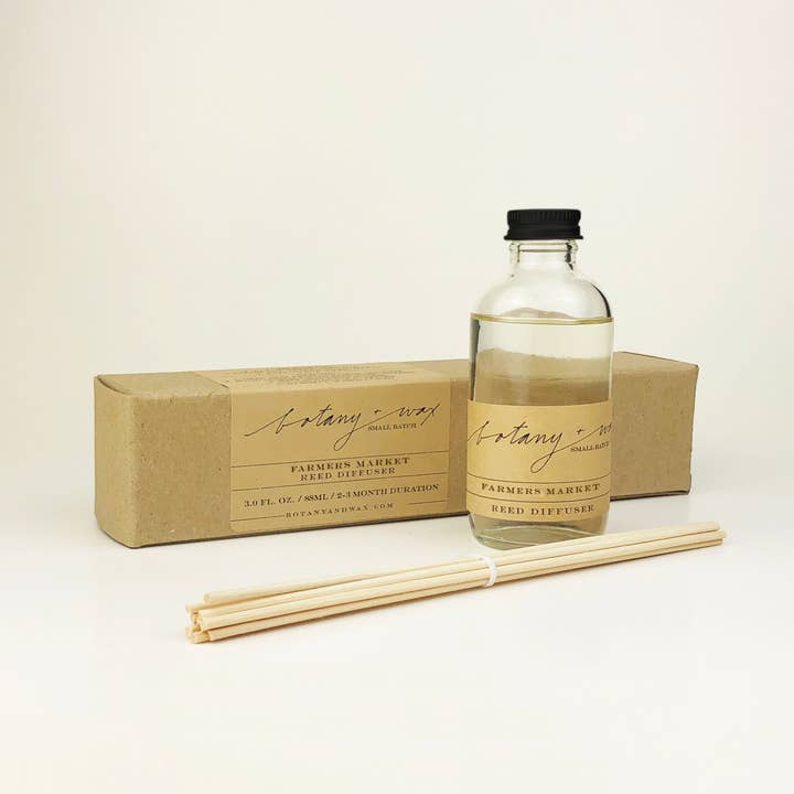 Farmers Market 3.5 oz. Reed Diffuser for wholesale by botany+wax