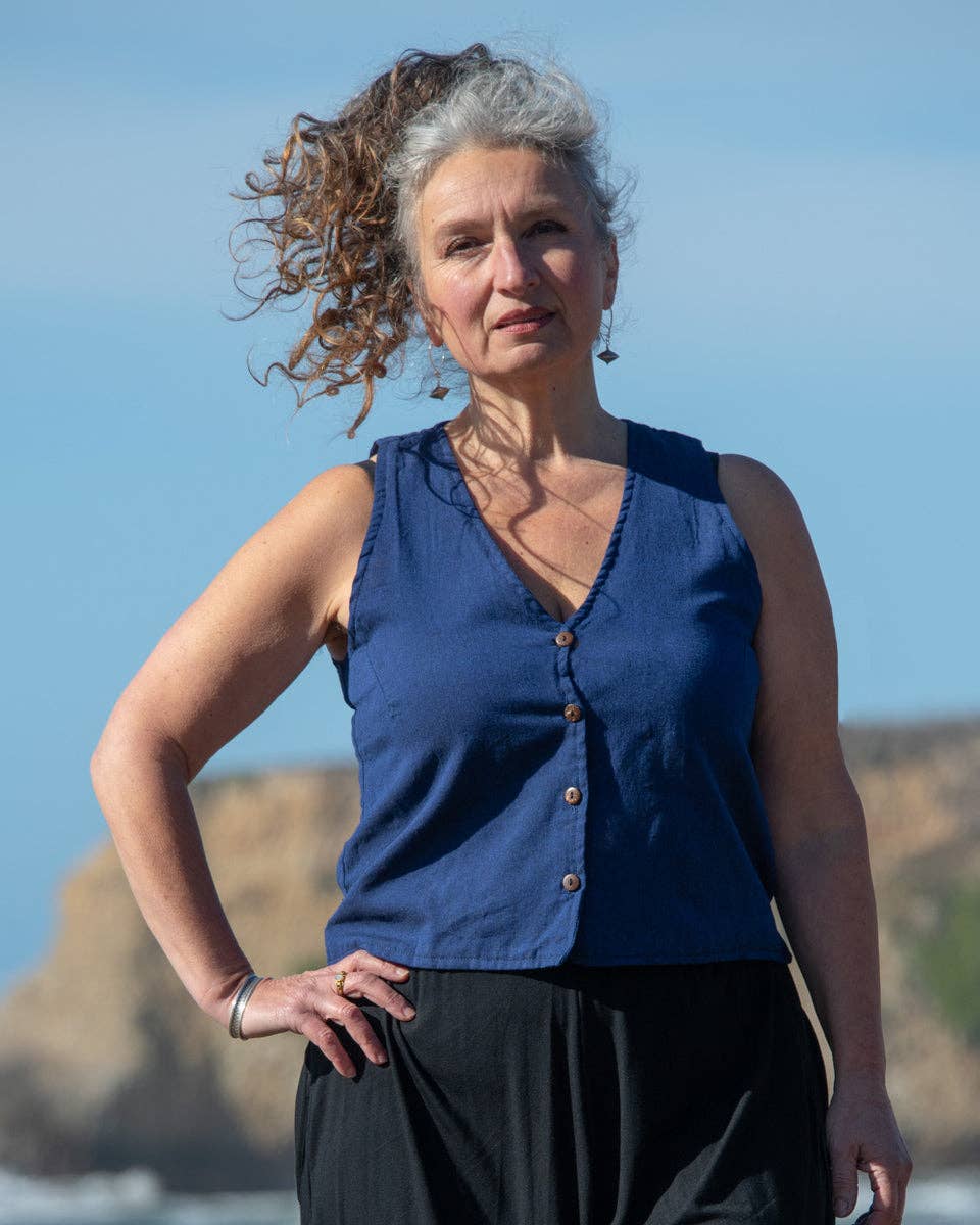 Zig Zag Asian Collection - Wholesale Shirt - Women's - Button Down Kurta Vest Top2