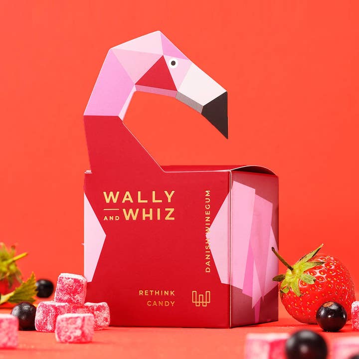 Flamant rouge – Cassis avec Fraise – 140g pour la vente par Wally and Whiz