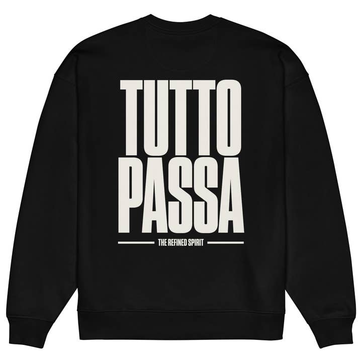 Tutto Passa - Økologisk Oversized Sweatshirt for engroshandel hos The Refined Spirit