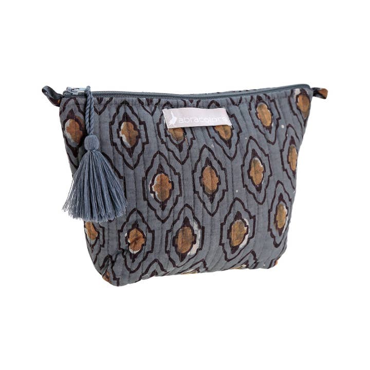 ABRACOLORS - Vente Trousse de toilette – femme - Sac Geo gris1