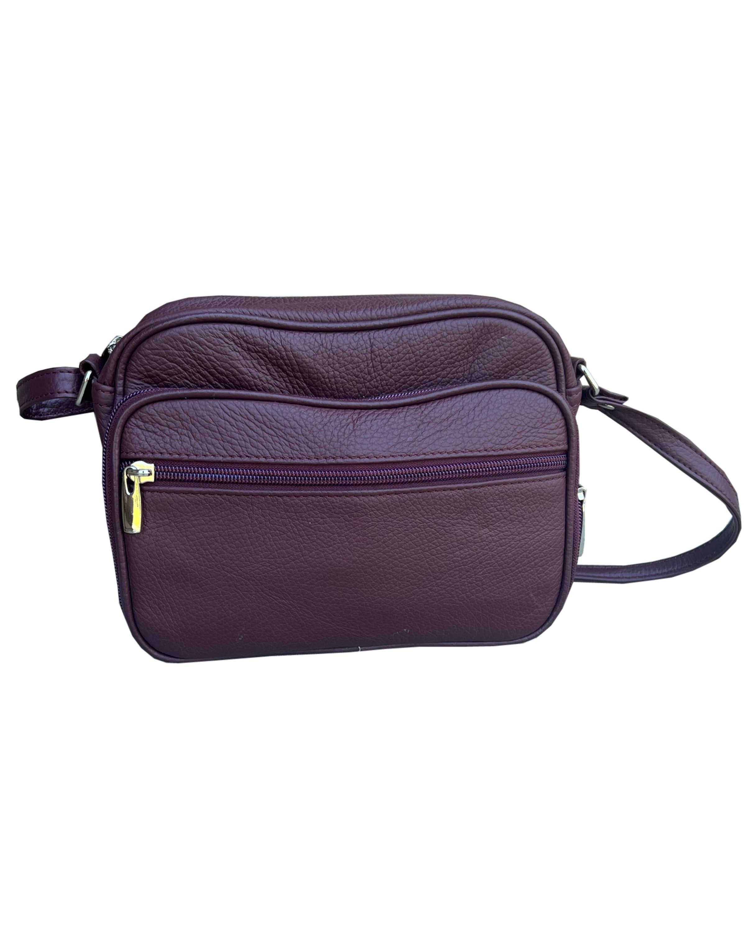 Roma Leathers, Inc. - Wholesale Crossbody Bag - Women's - RM019A cowhide leather crossbody shoulder bag3