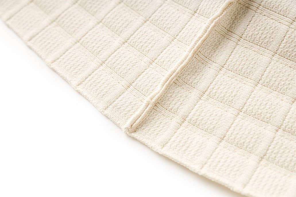 Productseeker - Wholesale Dress - Women's - DR831Y Elegant Cream Knit Bow-Tie Trim A-Line Dress8