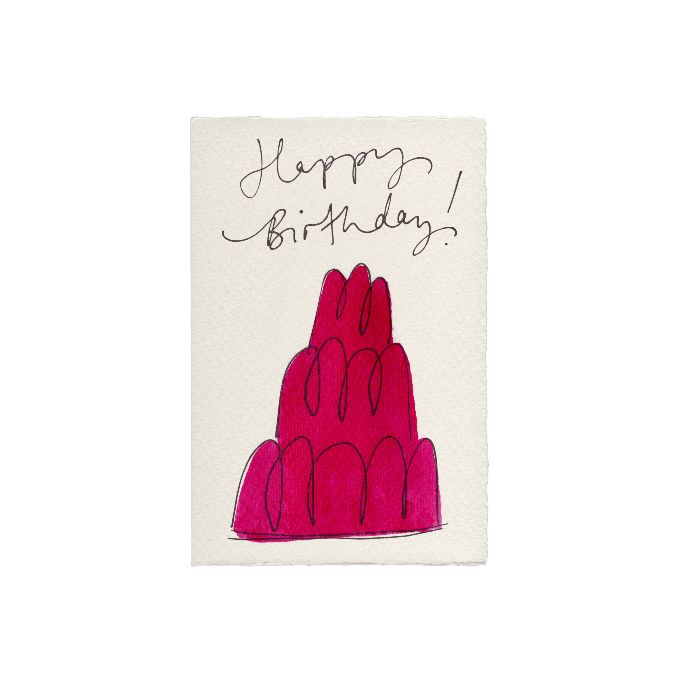 Scribble & Daub – wholesale Birthday card – Jelly Card5