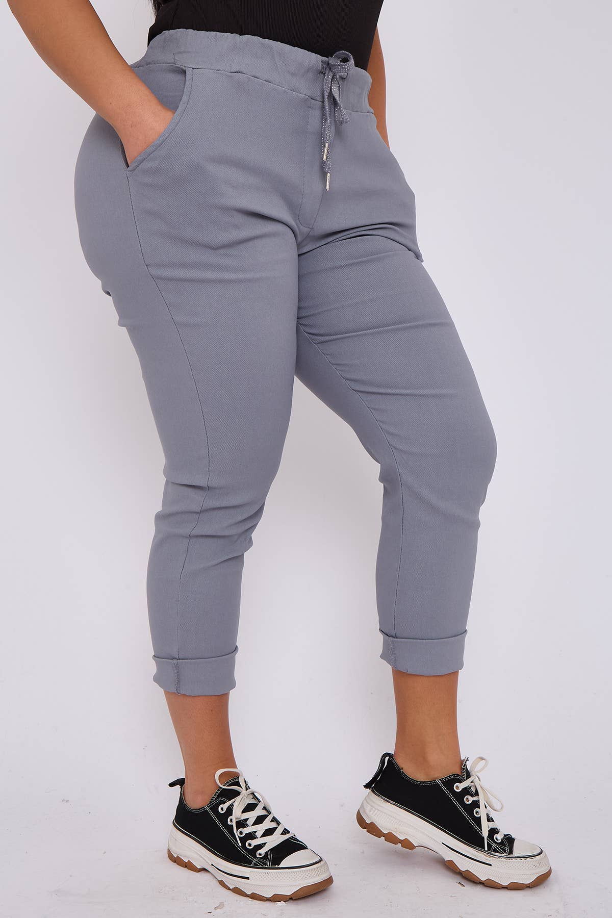 Superbia – Engroshandel Bukser - Dame – Premium bomuldsrige strækbare magiske bukser - Én størrelse UK 10-2018