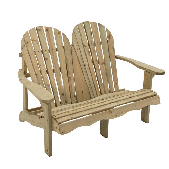 Outdoor Living (NW) Ltd – wholesale Adirondack chair – Double Adirondack relax garden bench