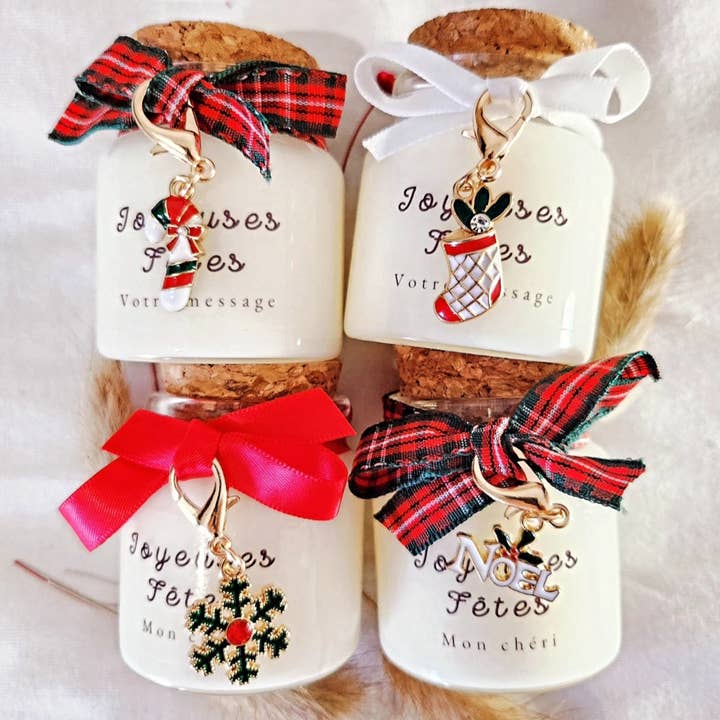 Candela - Il tuo messaggio di Natale - 50g per la vendita all'ingrosso da parte di MAMIE CANDLE