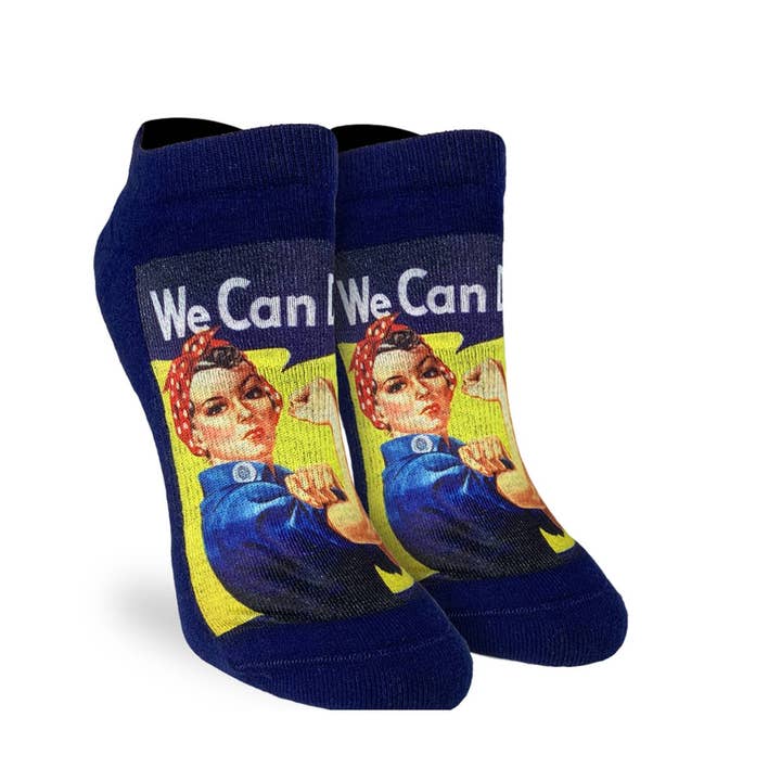 Good Luck Sock - Wholesale Socks - Women's - Women's Rosie the Riveter Ankle Socks
