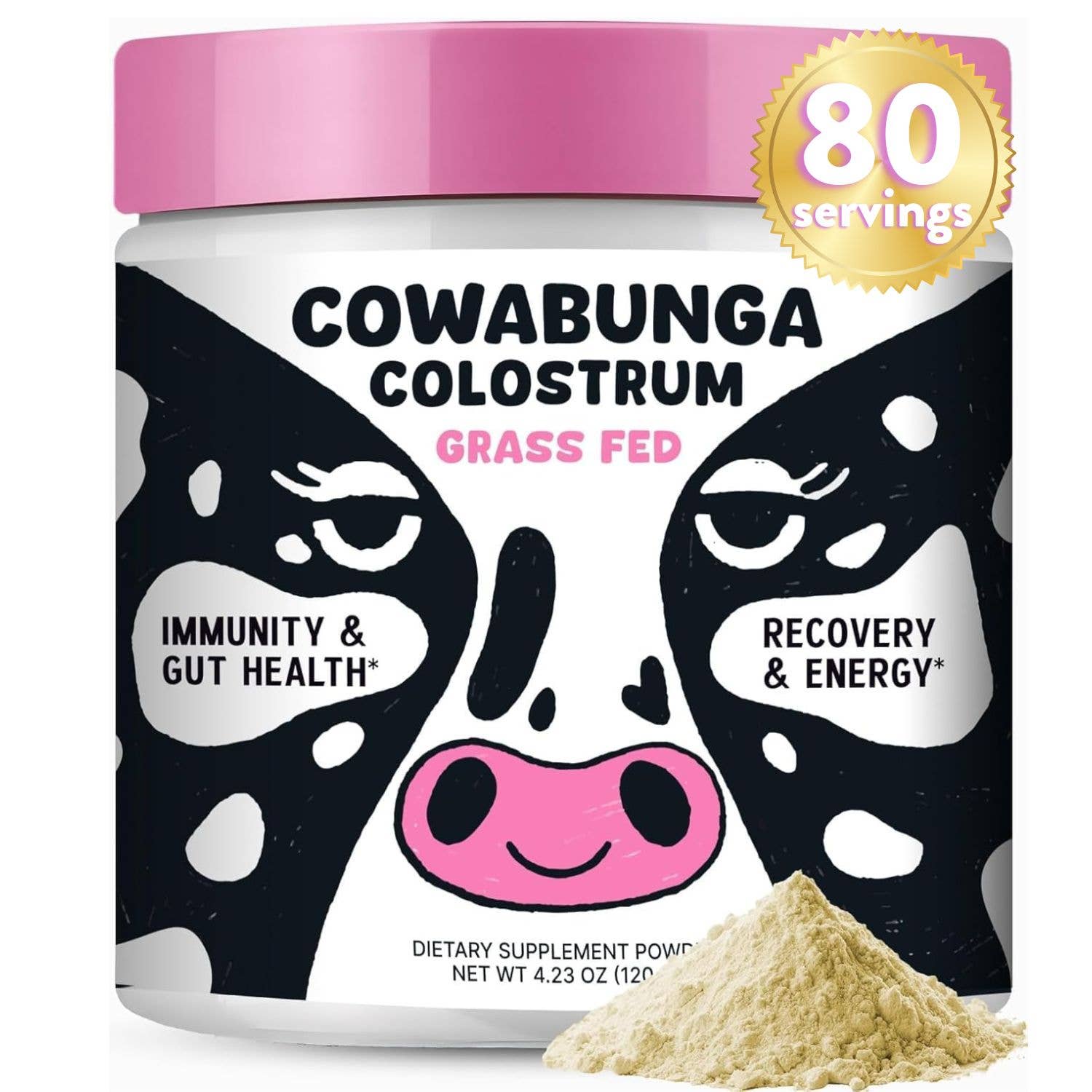 SonoHealth - Wholesale Oral Supplement/Vitamin - Cowabunga Colostrum | True first 6-hour Unaltered Colostrum0
