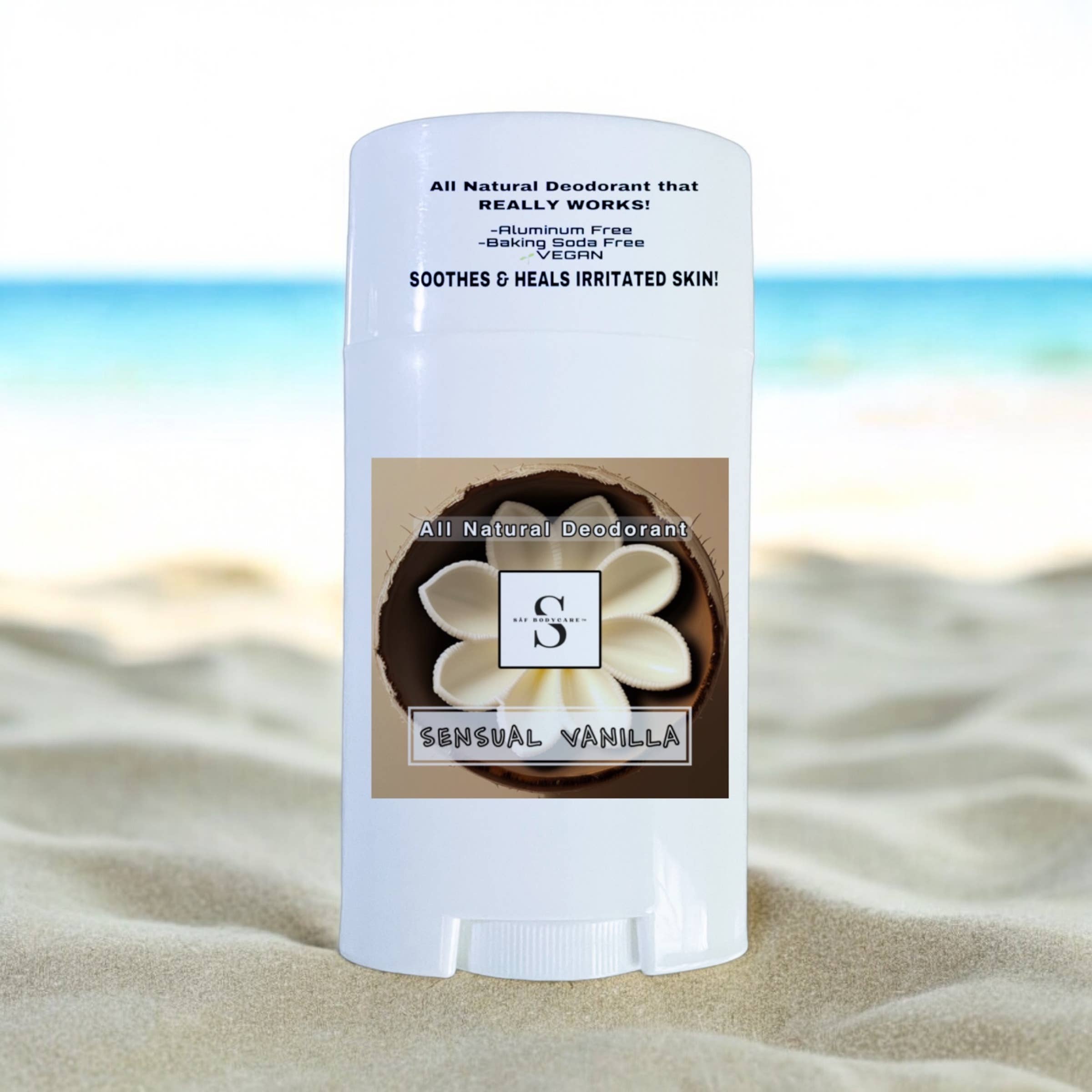 SĀF Body Care - Wholesale Deodorant - Women's - Sensual Vanilla Natural Deodorant, Aluminum Free, Vegan5