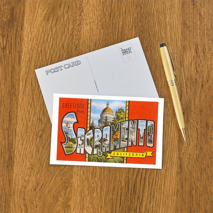 Found Image Press - Wholesale Postcard - Postcard CA-669 Greetings from Sacramento, California1