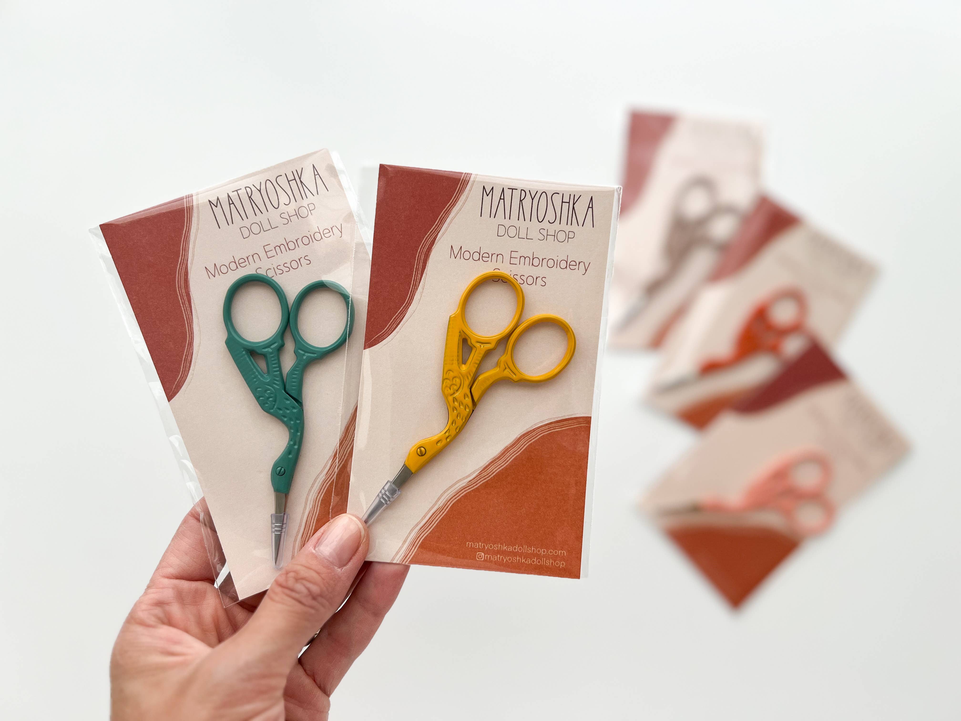 Matryoshka Doll Shop - Wholesale Scissors - Bird scissors, small sewing scissors, stork scissors11