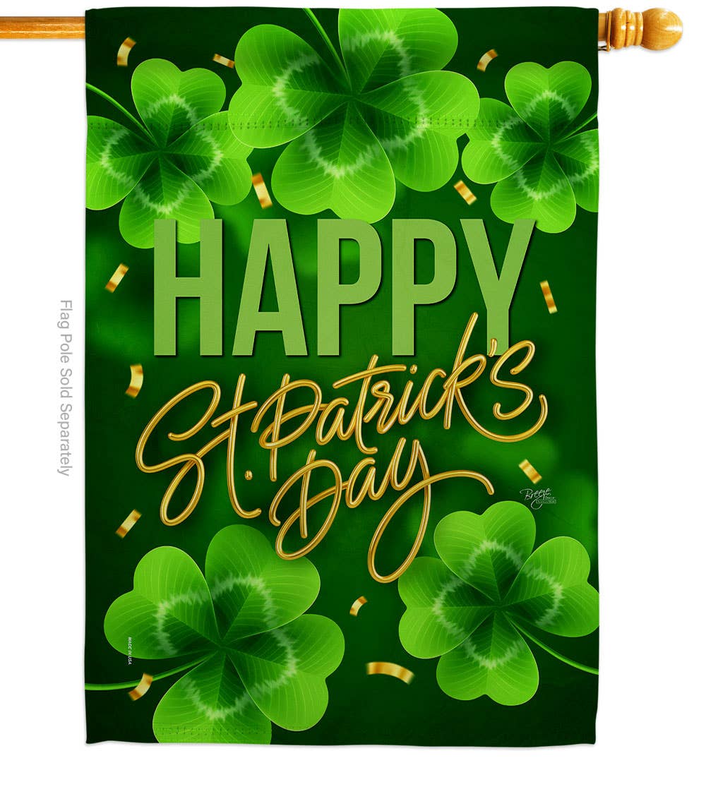 Two Group Flag Co - Wholesale Flag - Flag St. Patty Cover St Patrick Garden House 2-Sided Home1