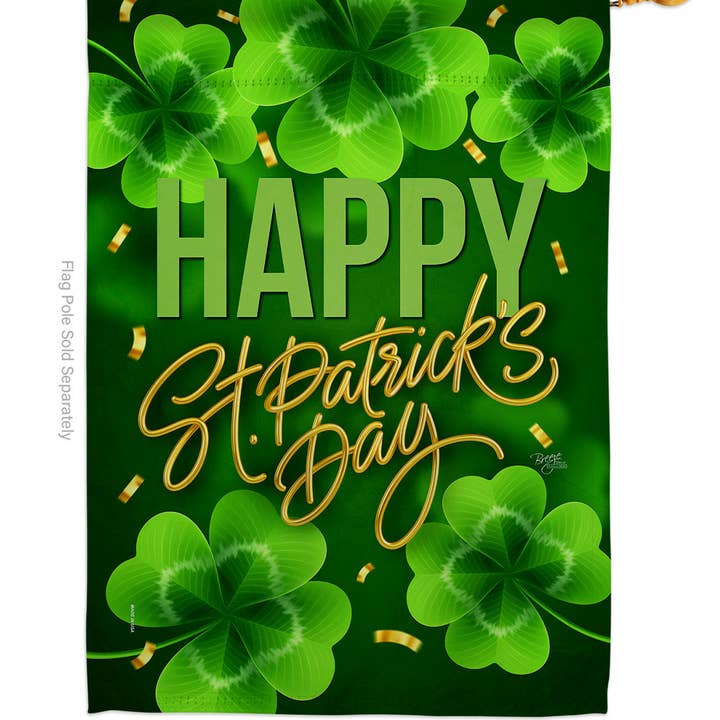 Two Group Flag Co - Wholesale Flag - Flag St. Patty Cover St Patrick Garden House 2-Sided Home1