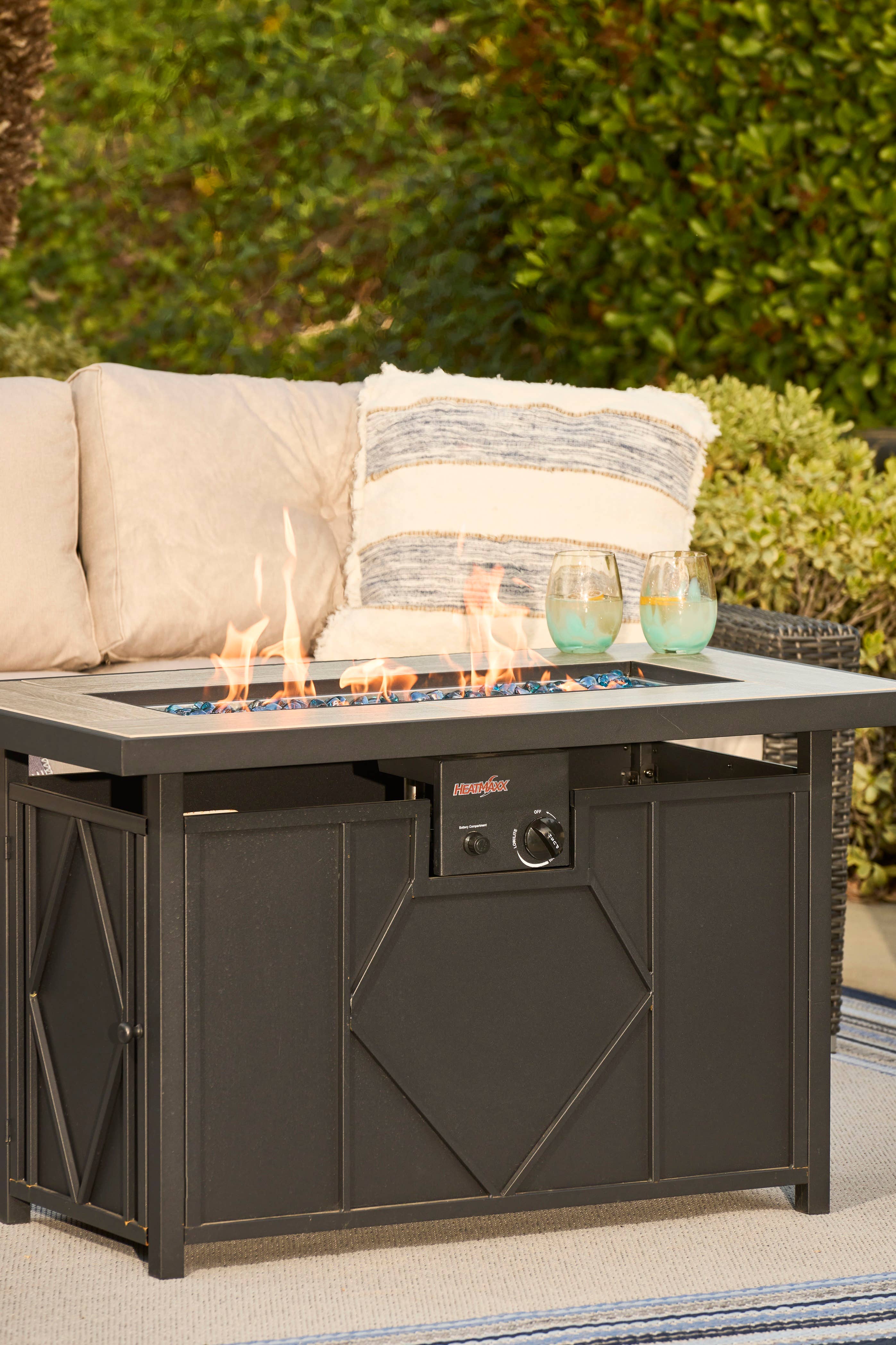 SHINERICH - Wholesale Fire Pit - Heatmaxx 60,000 BTU 42” Gas Fire Pit Table4