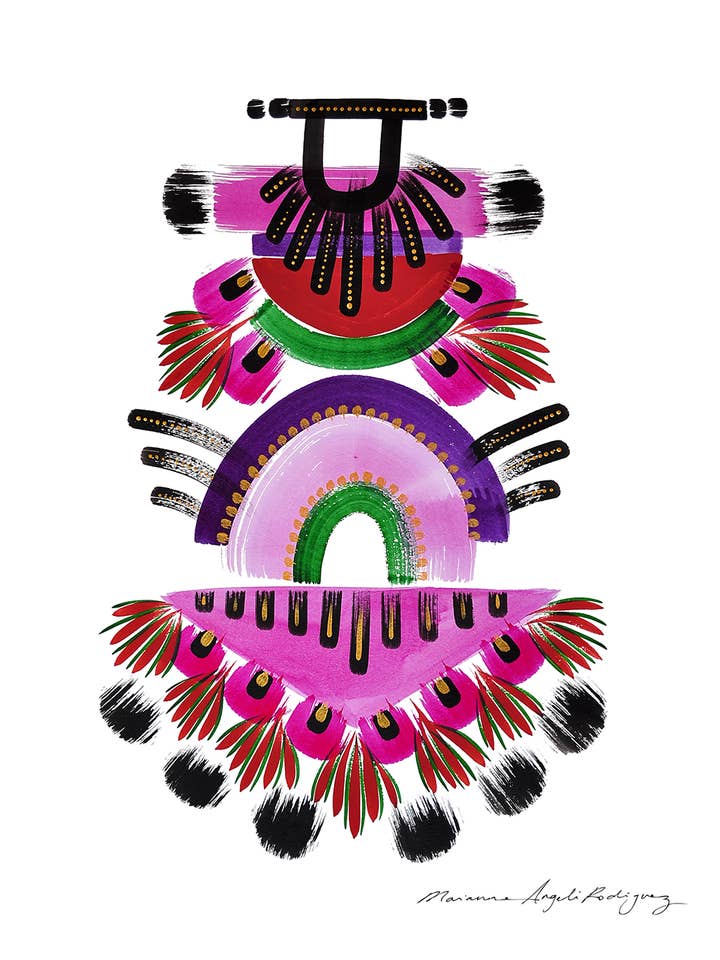 IZARRA III ABSTRACT PRINT for wholesale by Marianne Angeli Rodriguez Gallery