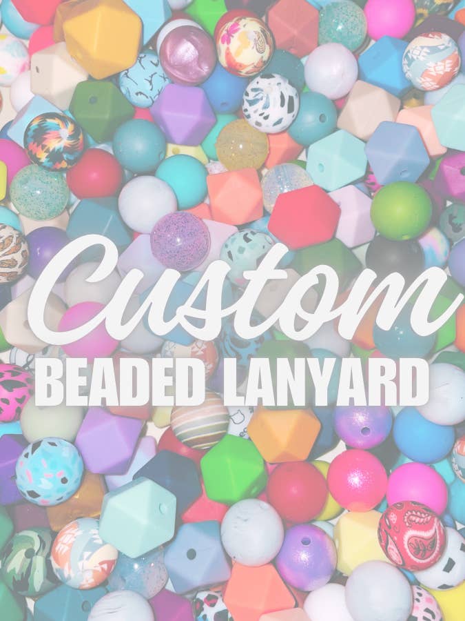 Custom Beaded Lanyard for wholesale by Rae’s Shop