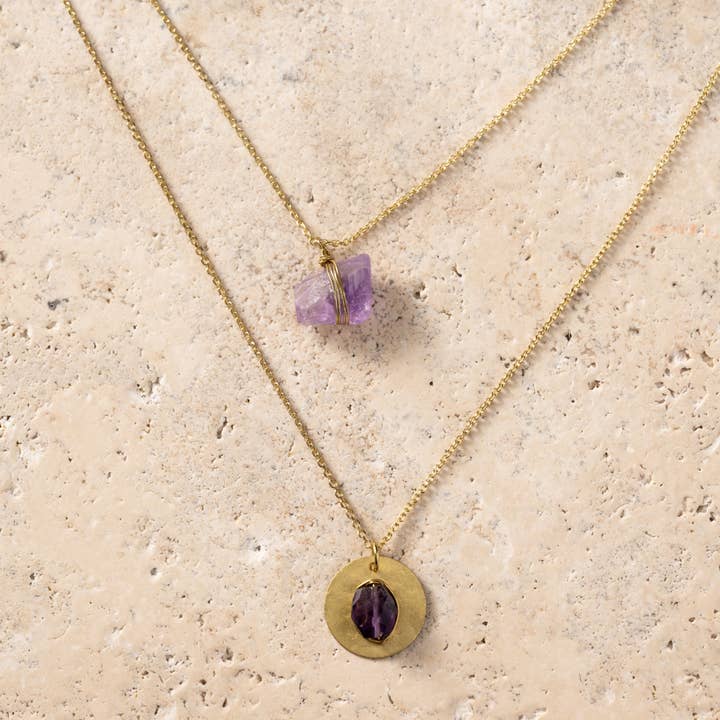 Ten Thousand Villages - Wholesale Pendant/Charm Necklace - Dhumra Double Layer Agate Necklace2