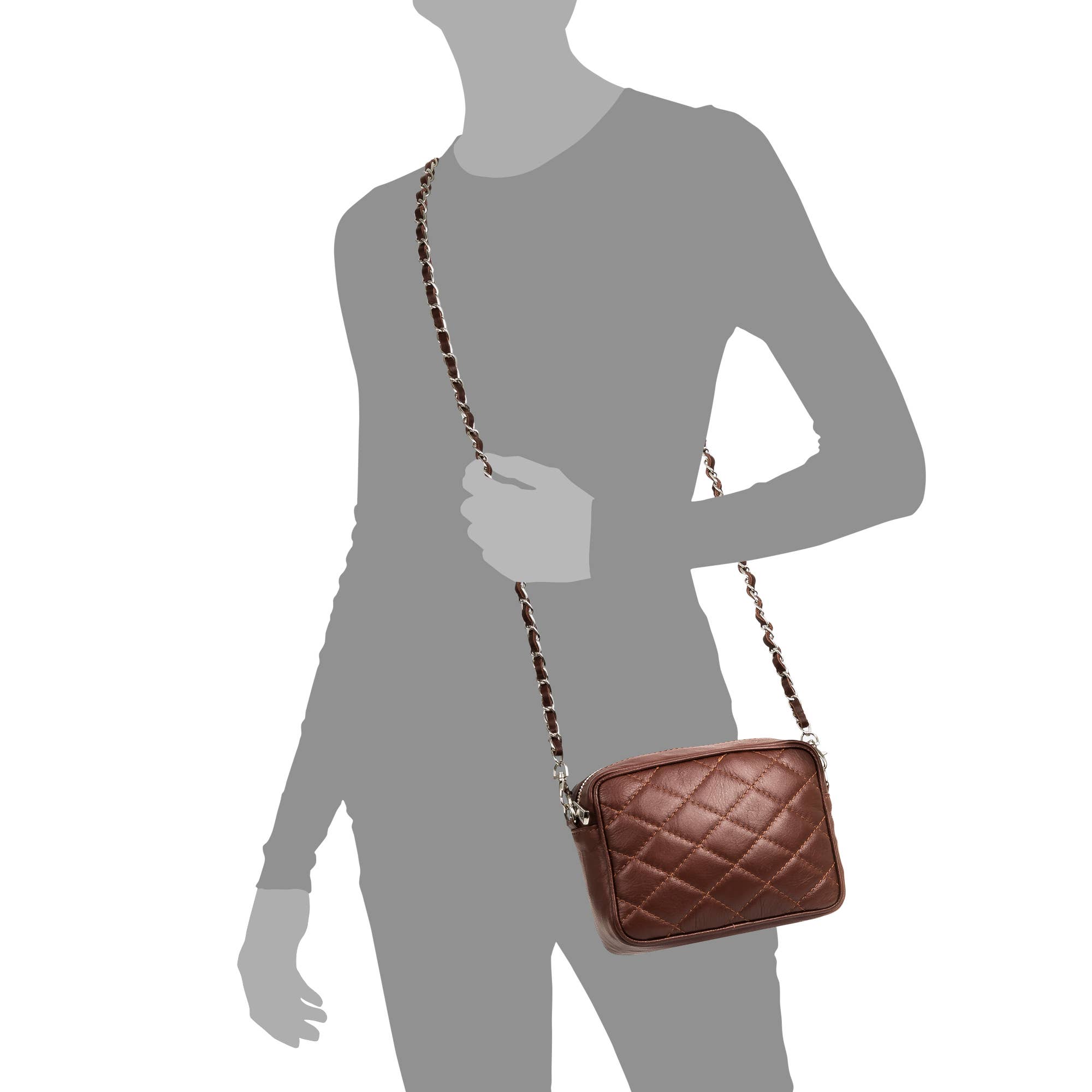 FIRENZE ARTEGIANI - Wholesale Schoudertas - Dames - Cleopatra Schoudertas dames. Echt leer Gewatteerd leer3