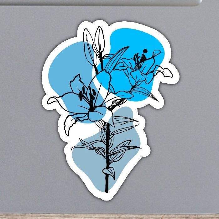 Line Art Lily para venta al por mayor de kbs design space