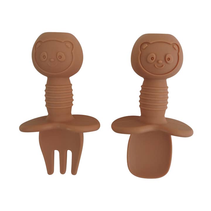 Tiny Teethers - Vendita all'ingrosso Set di posate - Bambini e neonati - Set di utensili in silicone Mini Forch+Cucchiaio8
