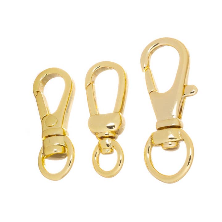 Gold Swivel Lobster Clasp for Jewelry & Handbags and other Purchase Wholesale cape clasp. Free Returns & Net 60 Terms on Faire trending on Faire.