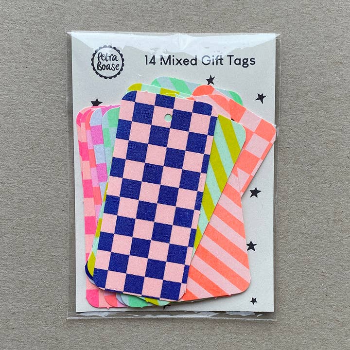 Set of 14 Mixed Design Gift Tags (Pack of 6) for wholesale by Petra Boase Ltd