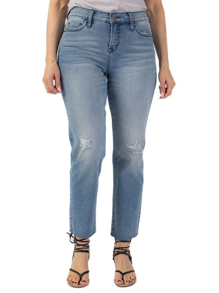 Lola Ankle Straight Jean for wholesale by Nancy Rose Performance
