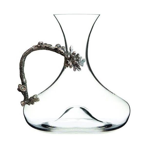 Acorn Crystal Wine Decanter for wholesale by MENAGERIE