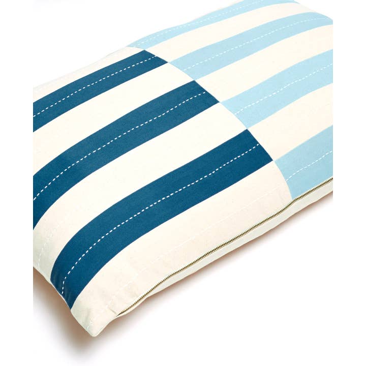 Anchal - Wholesale Lumbar Pillow - Shift Lumbar Pillow Cover - Cobalt2