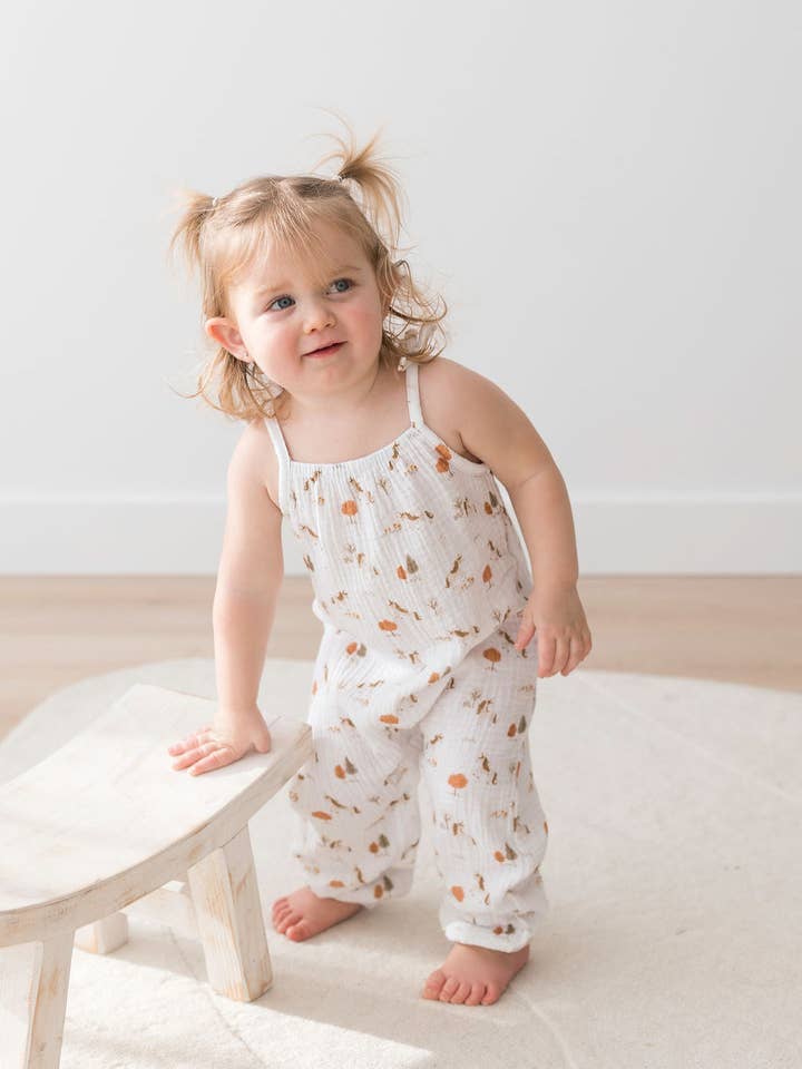 Mila & Co. - Wholesale Jumpsuit - Baby - Sleeveless Bow Strap Jumpsuit | Unicorn3