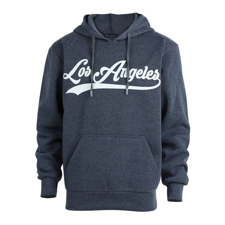 LeeHanTon - Wholesale Hoodie - Men's - Men's Fleece Lined Pullover Hoodie - Los Angeles