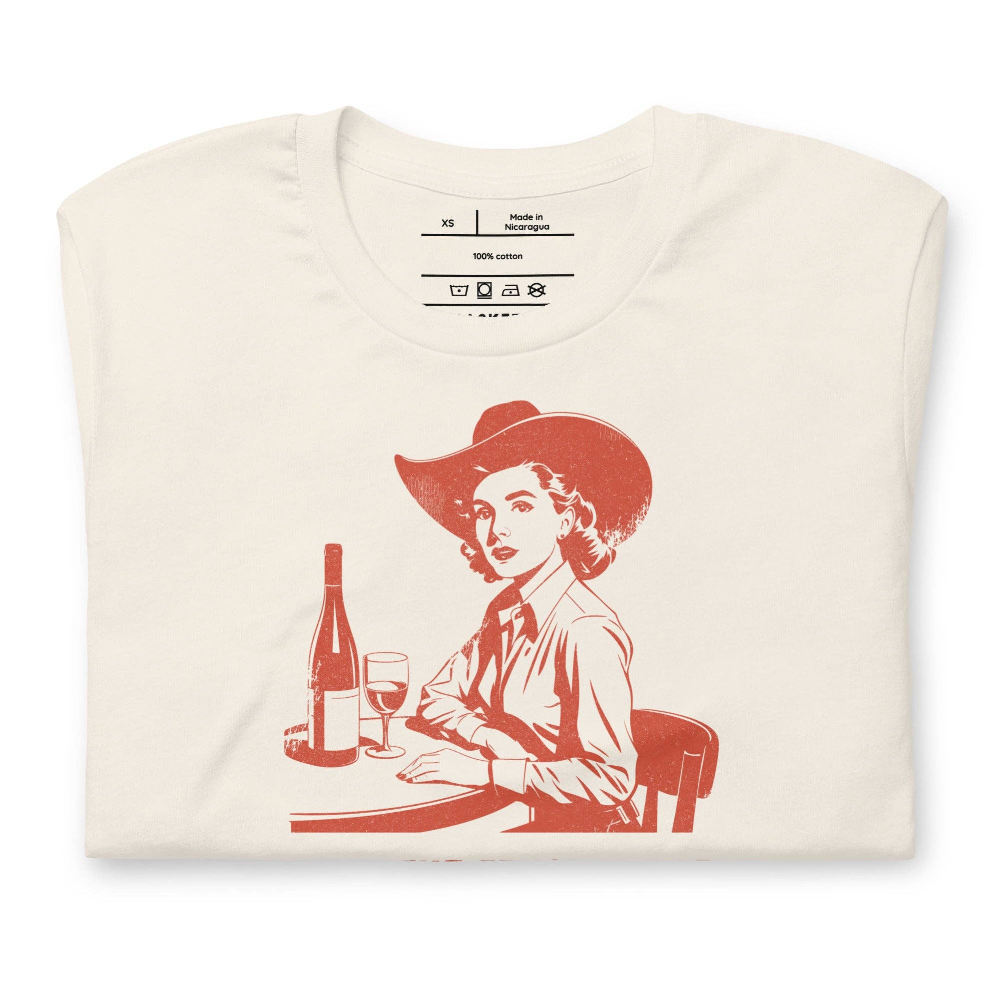 Rackette Club - Wholesale Screen Printed T-Shirt - Women's - Shut the front door t-shirt4