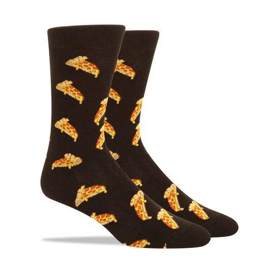 Pizzaaa Men's Socks for wholesale by Patches and Pins