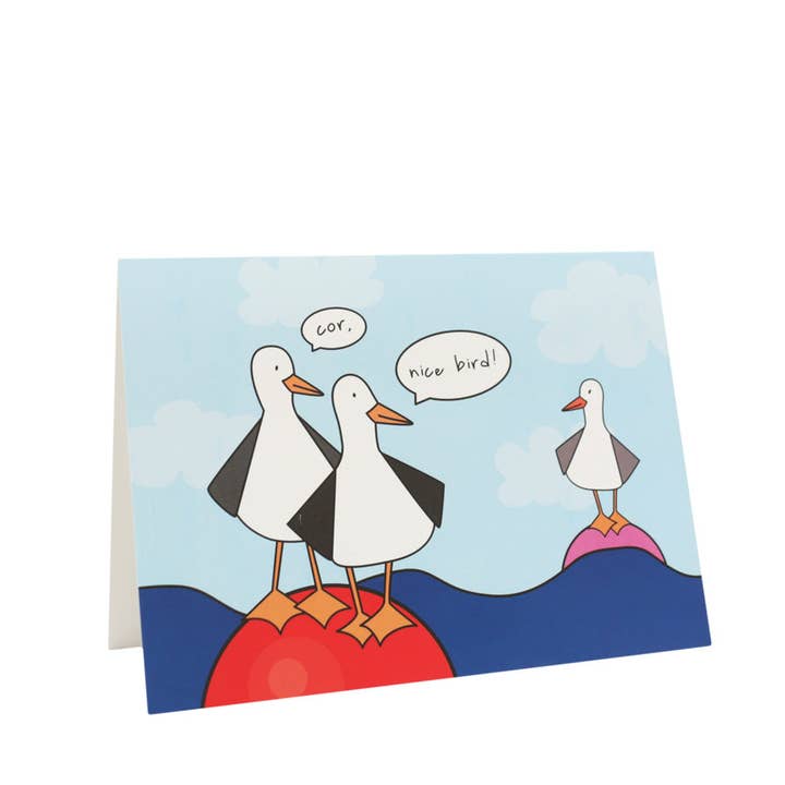 ¡Cor!... Bonita tarjeta de felicitación de pájaro para venta al por mayor de Gone Crabbing