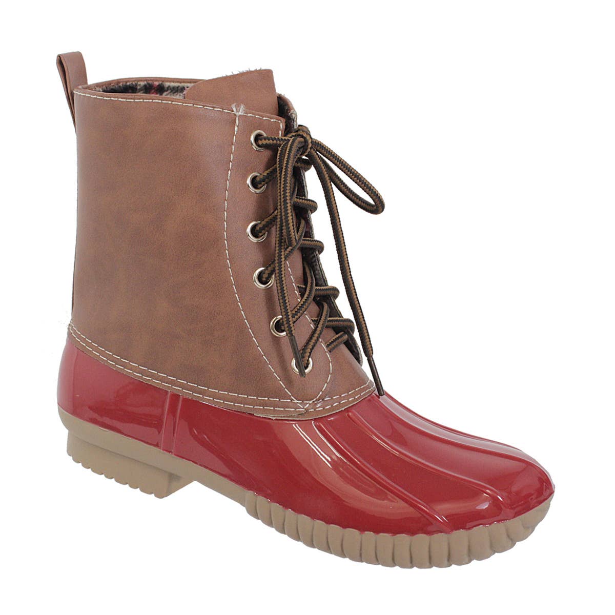 Yoki Fashion – Galochas – Mulher por atacado – Botas femininas Yoki Dylan impermeáveis em PU com cadarço1