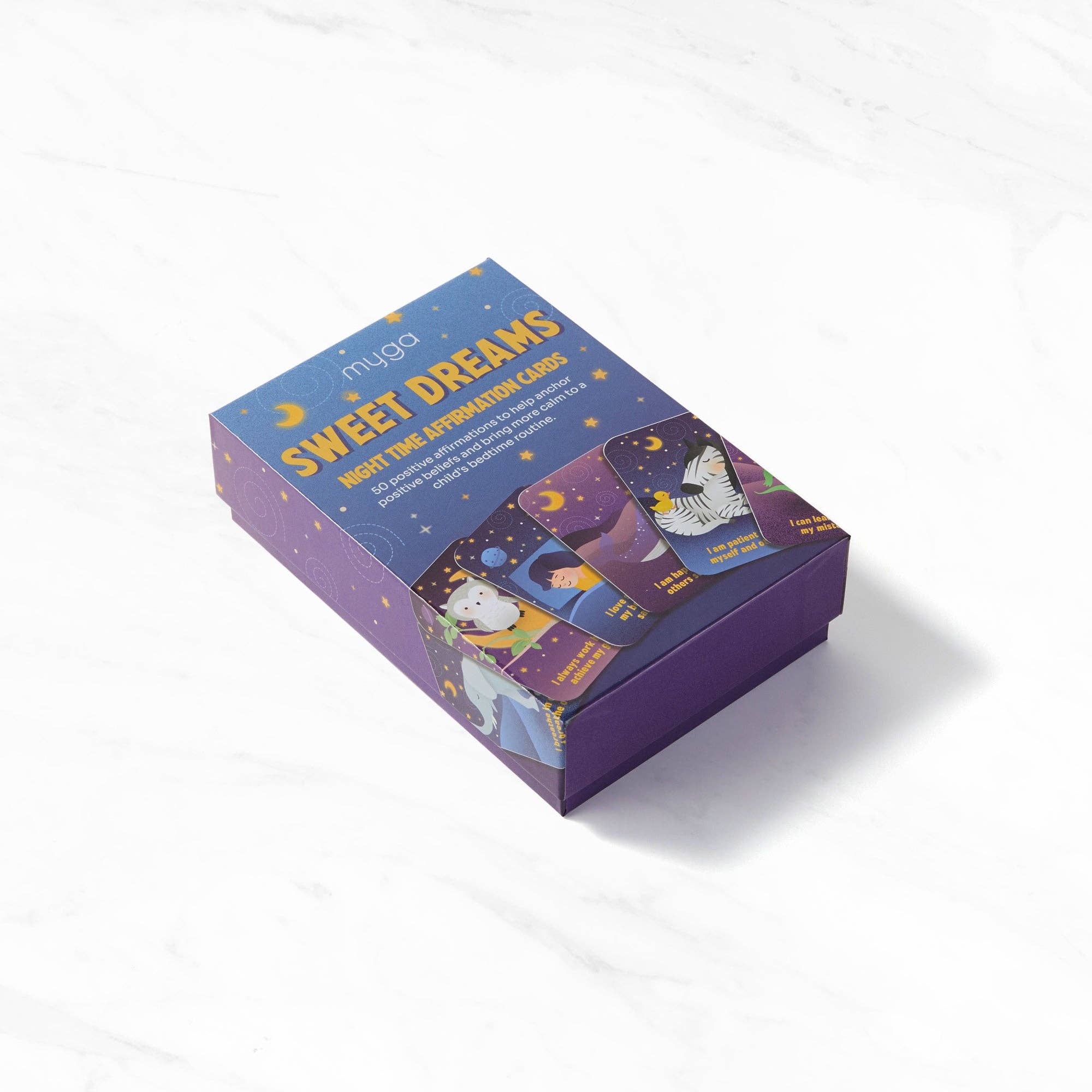 Myga - Wholesale Educatieve kaarten - Kinderen en baby - Myga nachtelijke affirmatiekaarten1