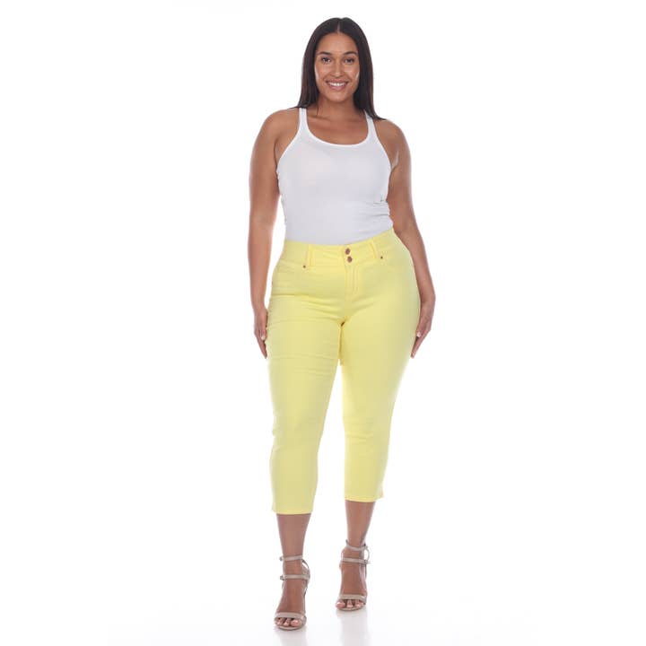WHITE MARK - Wholesale Jeans - Women's - Plus Size Capri Jeans4