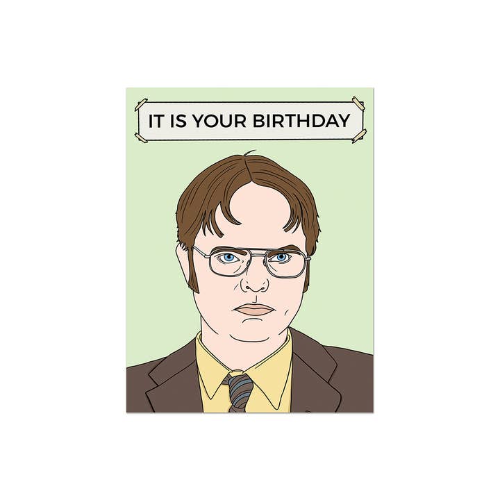 Party Mountain Paper co. - Wholesale Birthday Card - Dwight Birthday | Birthday Card