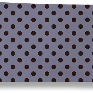 BISTRAKOO - Wholesale Card Holder - Women's - Long checkbook holder with small grey black dots