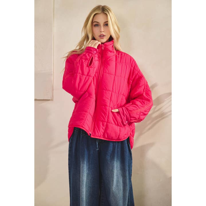Veveret – wholesale Jacket – Women's – Zip Up Packable Puffer Jacket16