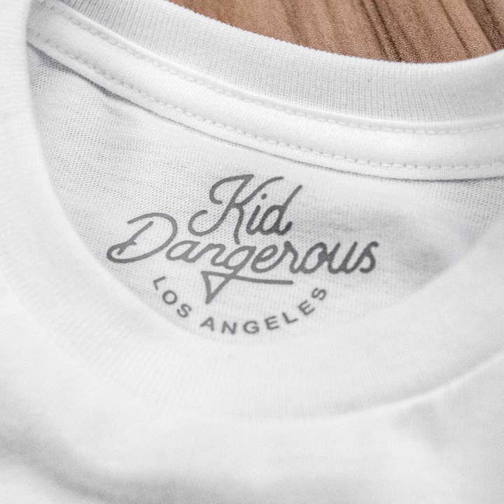 Kid Dangerous - Wholesale Screen Printed T-Shirt - Kids - Kids Big Bend T-Shirt Western Graphic Tee White3