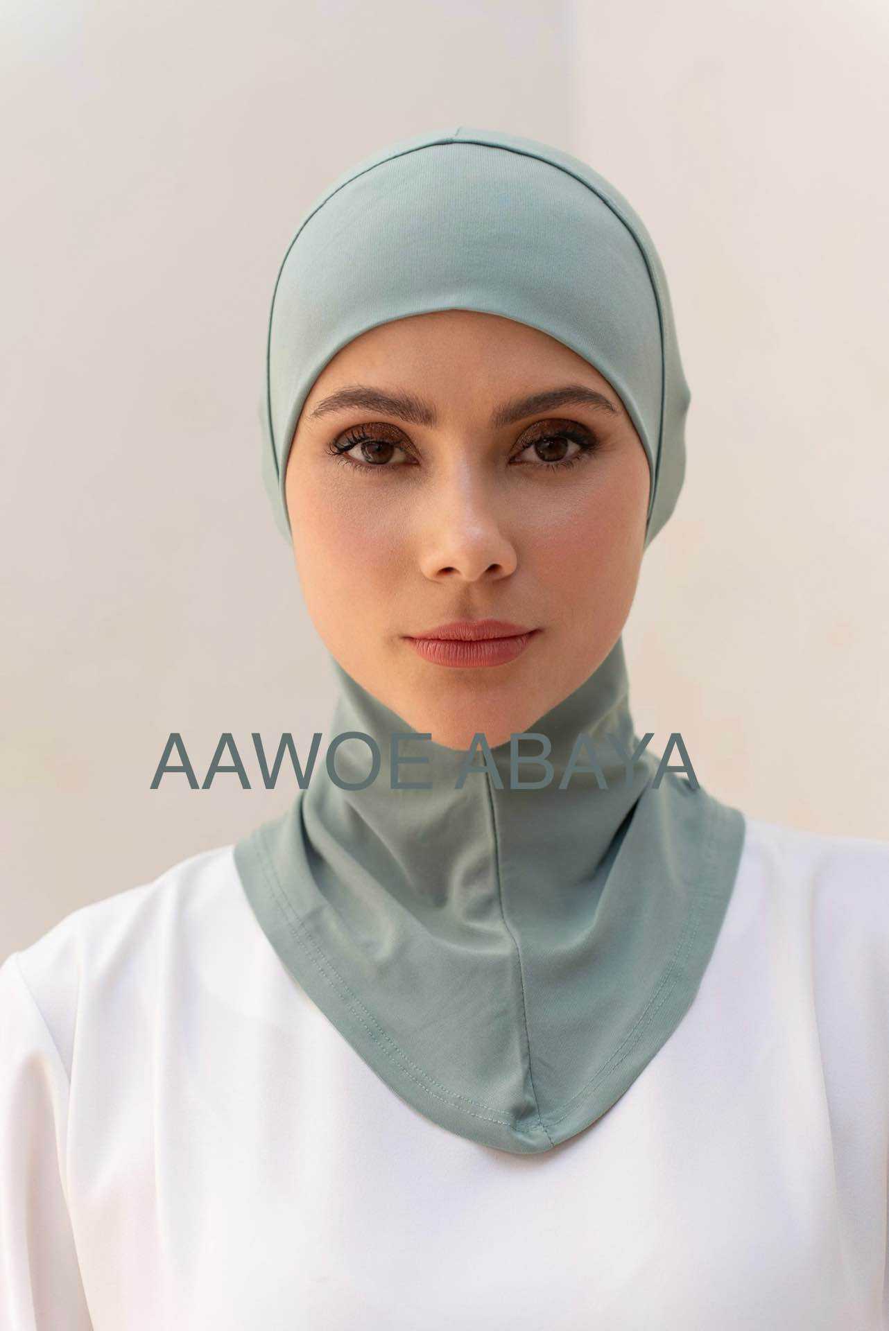 Aawoe Abaya – wholesale Hijab - Dam – Elegant hijabmössa med kaffekant - 228821