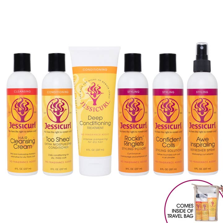Jessicurl - Vendita all'ingrosso Kit/set per la cura dei capelli - Collezione di prodotti Jessicurl Rich & Radiant - 8 oz