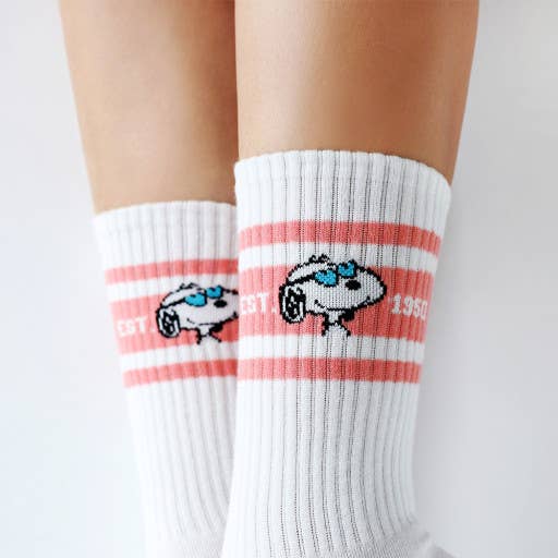 K-Wonderland – wholesale Strumpor - Unisex – Peanuts Variety Snoopy Sports Crew Ankelstrumpor 3