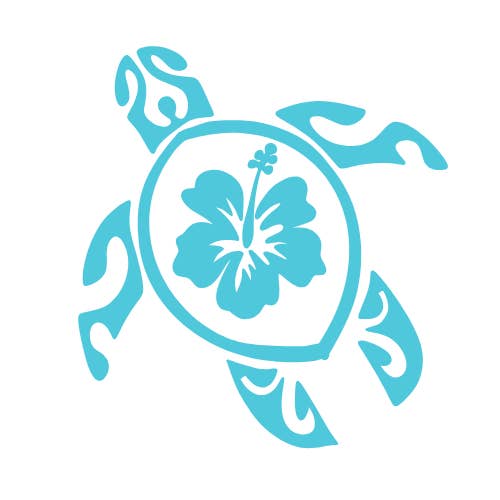 HAWAII TURTLE DECAL for wholesale by Stickerlishious