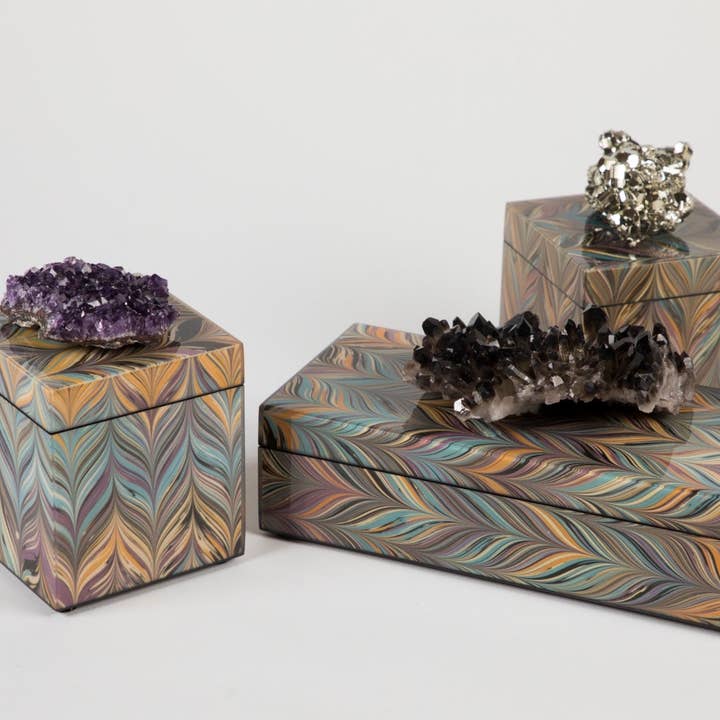 Chevron Box for wholesale by ROX GALLERY