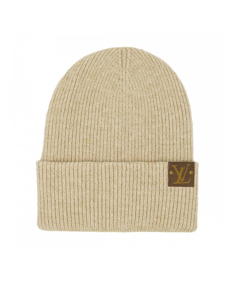 Upcycled Classic Knit Beanie for wholesale by Embellish Your Life