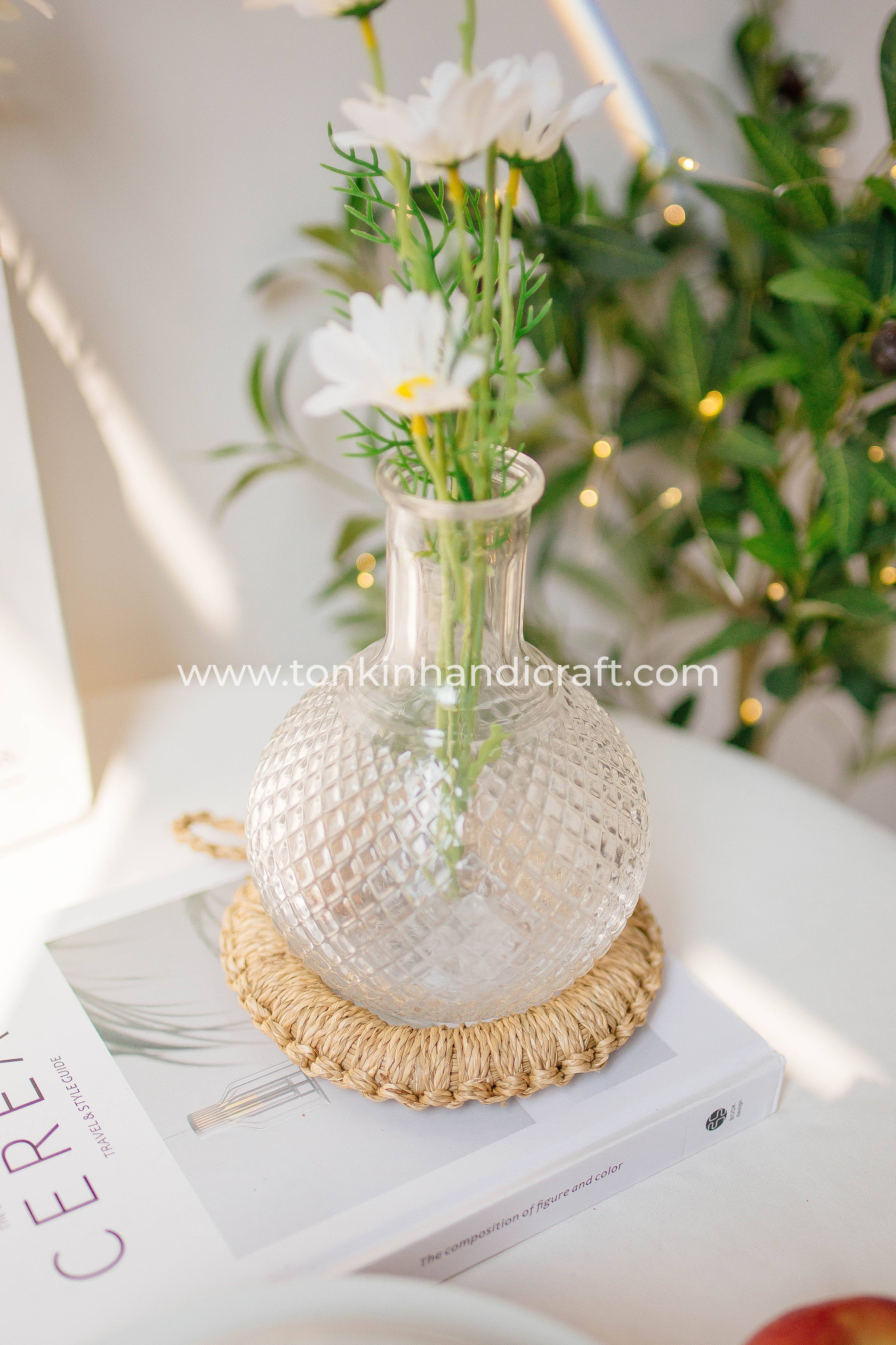 Tonkin Handicraft - Vente Dessous-de-plat - Dessous de plat rond en osier6